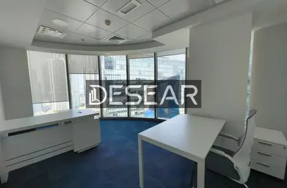 Office Space - Studio - 2 Bathrooms for rent in The Binary Tower - Business Bay - Dubai