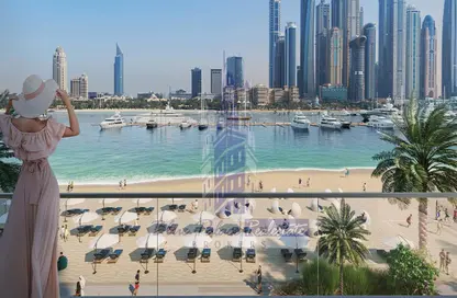 Apartment - 4 Bedrooms - 4 Bathrooms for sale in Grand Bleu Tower 1 - EMAAR Beachfront - Dubai Harbour - Dubai