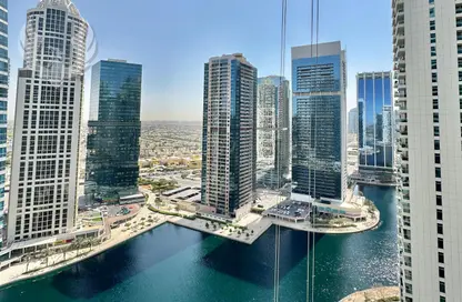 Apartment - 1 Bedroom - 2 Bathrooms for rent in Jumeirah Bay X1 - JLT Cluster X - Jumeirah Lake Towers - Dubai