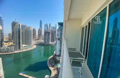Apartment - 2 Bedrooms - 2 Bathrooms for rent in Marina View Tower A - Marina View - Dubai Marina - Dubai