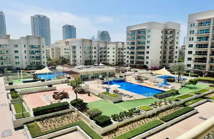 Apartment - 1 Bedroom - 1 Bathroom for sale in Al Dhafra 1 - Al Dhafra - Greens - Dubai