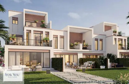 Townhouse - 4 Bedrooms - 4 Bathrooms for sale in Costa Brava 2 - Costa Brava at DAMAC Lagoons - Damac Lagoons - Dubai