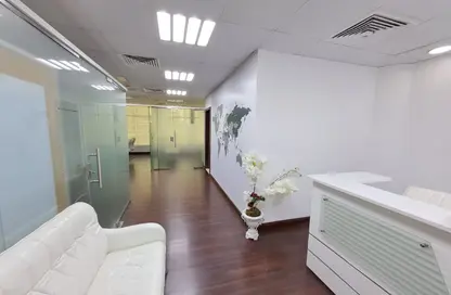 Office Space - Studio - 1 Bathroom for rent in Clover Bay Tower - Business Bay - Dubai