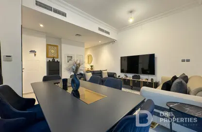 Living / Dining Room image for: Townhouse - 3 Bedrooms - 5 Bathrooms for sale in Aurum Villas - Claret - Damac Hills 2 - Dubai, Image 1