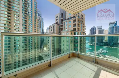 Balcony image for: Apartment - 2 Bedrooms - 3 Bathrooms for rent in Almass - Dubai Marina - Dubai, Image 1