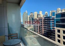 Apartment - 1 bedroom - 1 bathroom for rent in The Waves Tower A - The Waves - Dubai Marina - Dubai