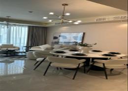 صورةغرفة المعيشة / غرفة الطعام لـ: شقة - 2 غرف نوم - 2 حمامات للبيع في آيه جي سيفين - مجمع دبي ريزيدنس - دبي, صورة 1