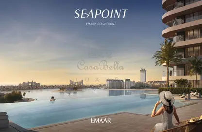 Apartment - 2 Bedrooms - 3 Bathrooms for sale in Seapoint - EMAAR Beachfront - Dubai Harbour - Dubai