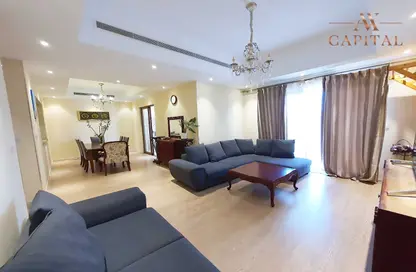 Living / Dining Room image for: Townhouse - 3 Bedrooms - 4 Bathrooms for rent in Mira 1 - Mira - Reem - Dubai, Image 1