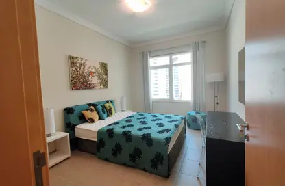 Apartment - 3 Bedrooms - 4 Bathrooms for rent in Al Das - Shoreline Apartments - Palm Jumeirah - Dubai