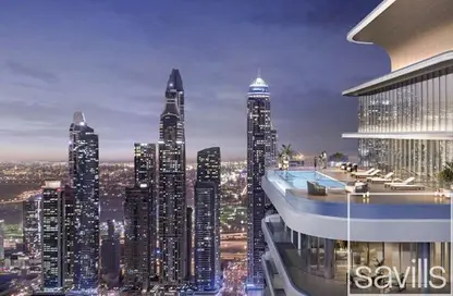 Apartment - 1 Bedroom - 1 Bathroom for sale in Seapoint - EMAAR Beachfront - Dubai Harbour - Dubai