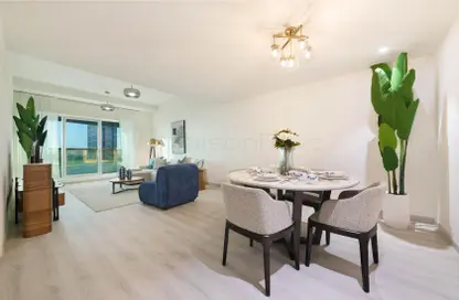 Living / Dining Room image for: Apartment - 2 Bedrooms - 2 Bathrooms for rent in Al Manal Tower - Sheikh Zayed Road - Dubai, Image 1