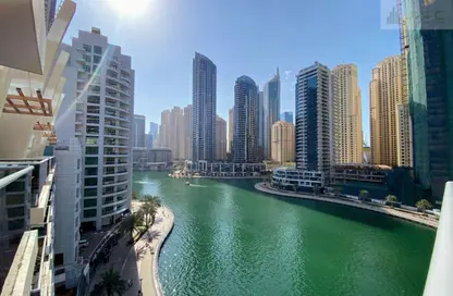 شقة - 2 غرف نوم - 3 حمامات للايجار في شقق أورا هاربور السكنية والفندقية - دبي مارينا - دبي