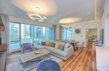 Apartment - 2 Bedrooms - 3 Bathrooms for rent in Shemara Tower - Marina Promenade - Dubai Marina - Dubai