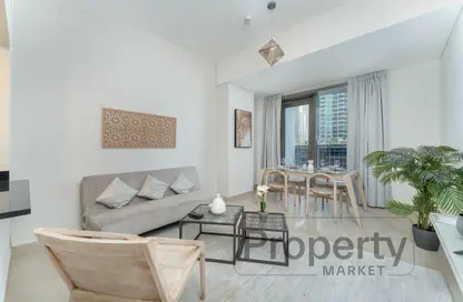 شقة - غرفة نوم - 2 حمامات للايجار في برج التألق 3 - أبراج البريق - دبي مارينا - دبي