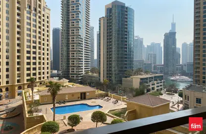 Apartment - 1 Bedroom - 2 Bathrooms for rent in Rimal 4 - Rimal - Jumeirah Beach Residence - Dubai