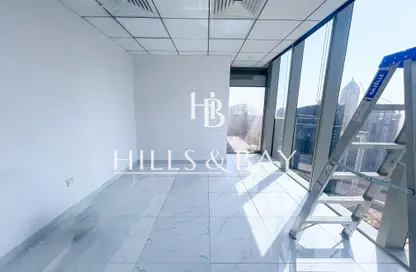 Office Space - Studio - 1 Bathroom for rent in The Prism - Business Bay - Dubai