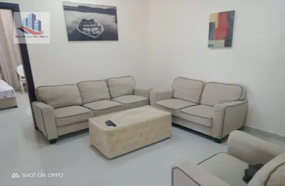 Living Room image for: Apartment - 3 Bedrooms - 1 Bathroom for rent in New Al Taawun Road - Al Taawun - Sharjah, Image 1
