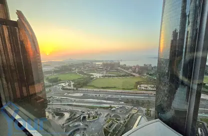Apartment - 2 Bedrooms - 3 Bathrooms for rent in Etihad Tower 2 - Etihad Towers - Corniche Road - Abu Dhabi