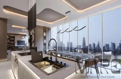 صورة لـ مطبخ شقة - 3 غرف نوم - 4 حمامات للبيع في سوسايتي هاوس - دبي وسط المدينة - دبي ، صورة رقم 1