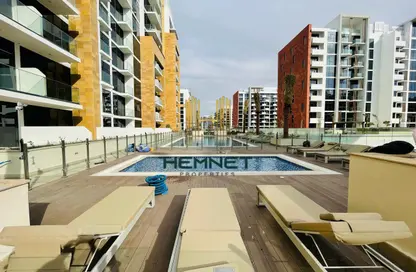 Pool image for: Apartment - 1 Bathroom for rent in Azizi Riviera 23 - Meydan One - Meydan - Dubai, Image 1