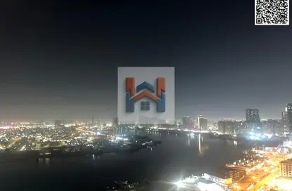 شقة - غرفة نوم - 2 حمامات للايجار في أورينت تاور 1 - أورينت تاور - البستان - عجمان