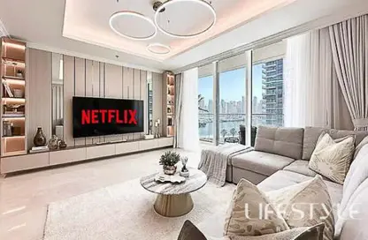 Apartment - 1 Bedroom - 1 Bathroom for rent in Palace Beach Residence - EMAAR Beachfront - Dubai Harbour - Dubai