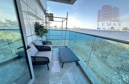 Balcony image for: Apartment - 2 Bedrooms - 3 Bathrooms for sale in Al Khor Tower A1 - Al Khor Towers - Ajman Downtown - Ajman, Image 1
