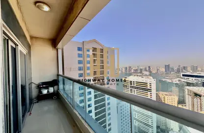 Apartment - 1 Bedroom - 2 Bathrooms for rent in Palm Tower 3 - Palm Towers - Al Majaz - Sharjah