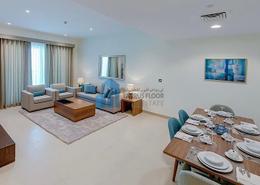 Living / Dining Room image for: Apartment - 2 bedrooms - 3 bathrooms for rent in The Flagship One - Al Satwa - Dubai, Image 1