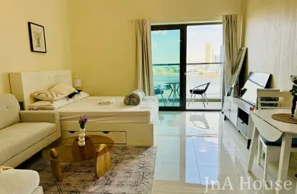 Apartment - Studio - 1 Bathroom for rent in Wavez Residence - Liwan - Dubai Land - Dubai
