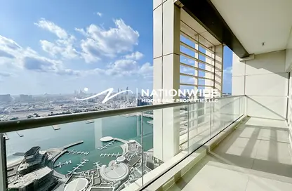 Penthouse - 3 Bedrooms - 4 Bathrooms for rent in Marina Heights 2 - Marina Square - Al Reem Island - Abu Dhabi