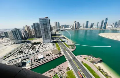 Water View image for: Apartment - 3 Bedrooms - 3 Bathrooms for rent in Al Khan Lagoon - Al Khan - Sharjah, Image 1