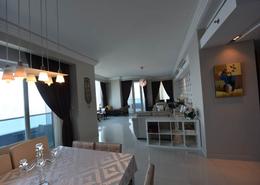 Living / Dining Room image for: Apartment - 4 bedrooms - 5 bathrooms for sale in Blue Tower - Al Majaz 3 - Al Majaz - Sharjah, Image 1