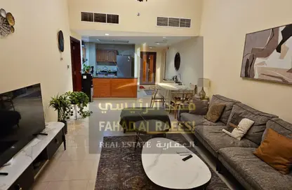 Apartment - 1 Bedroom - 2 Bathrooms for rent in Corniche Tower - Ajman Corniche Road - Ajman