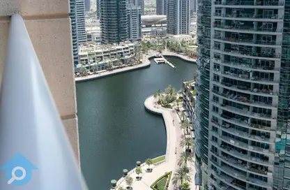 شقة - غرفة نوم - 2 حمامات للايجار في أيريس بلو - دبي مارينا - دبي