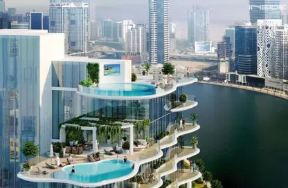 شقة - غرفة نوم - 1 حمام للبيع في شيك تاور - الخليج التجاري - دبي