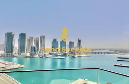 شقة - 2 غرف نوم - 4 حمامات للايجار في برج الواجهة البحرية B - أبراج سكنية على الواجهة البحرية - منطقة النادي السياحي - أبوظبي