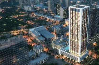 Apartment - Studio - 1 Bathroom for sale in Binghatti Apex - Jumeirah Village Circle - Dubai