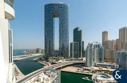 Apartment - 3 Bedrooms - 4 Bathrooms for rent in KG Tower - Dubai Marina - Dubai