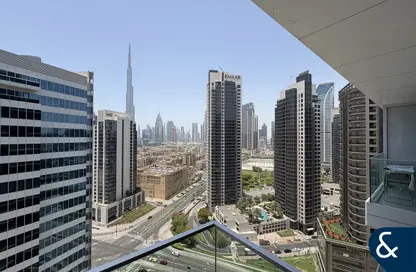 شقة - 1 حمام للايجار في ماركيز سكوير تاور - الخليج التجاري - دبي