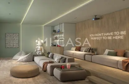 Living Room image for: Apartment - 3 Bedrooms - 4 Bathrooms for sale in Gardenia Bay - Yas Island - Abu Dhabi, Image 1