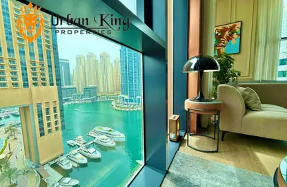 Apartment - 1 Bedroom - 2 Bathrooms for rent in Dubai Marina Moon - Dubai Marina - Dubai