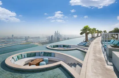 Pool image for: Apartment - 1 Bedroom - 1 Bathroom for rent in The Address Jumeirah Resort and Spa - Dubai Marina - Dubai, Image 1