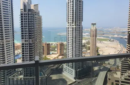 Balcony image for: Apartment - 1 Bedroom - 2 Bathrooms for rent in Marina Tower - Dubai Marina - Dubai, Image 1