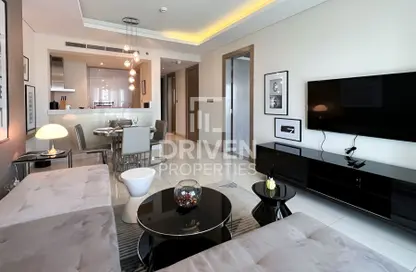 النزل و الشقق الفندقية - غرفة نوم - 2 حمامات للبيع في فندق ومساكن برج باراماونت - الخليج التجاري - دبي