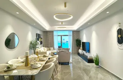 Apartment - 3 Bedrooms - 3 Bathrooms for sale in Ajman Creek Towers - Al Rashidiya 1 - Al Rashidiya - Ajman