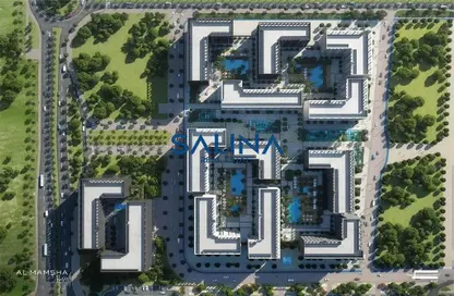 صورة لـ موقع على الخريطة شقة - 3 غرف نوم - 4 حمامات للبيع في Al Mamsha - مويلح - الشارقة ، صورة رقم 1