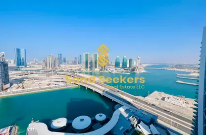 Apartment - 3 Bedrooms - 5 Bathrooms for rent in Water Front Tower A - Waterfront Residential Towers - Tourist Club Area - Abu Dhabi