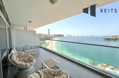 Apartment - 1 Bedroom - 2 Bathrooms for rent in Azure Residences - Palm Jumeirah - Dubai